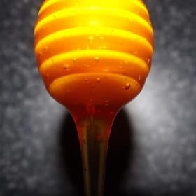 miel liquide et miel cristallisé