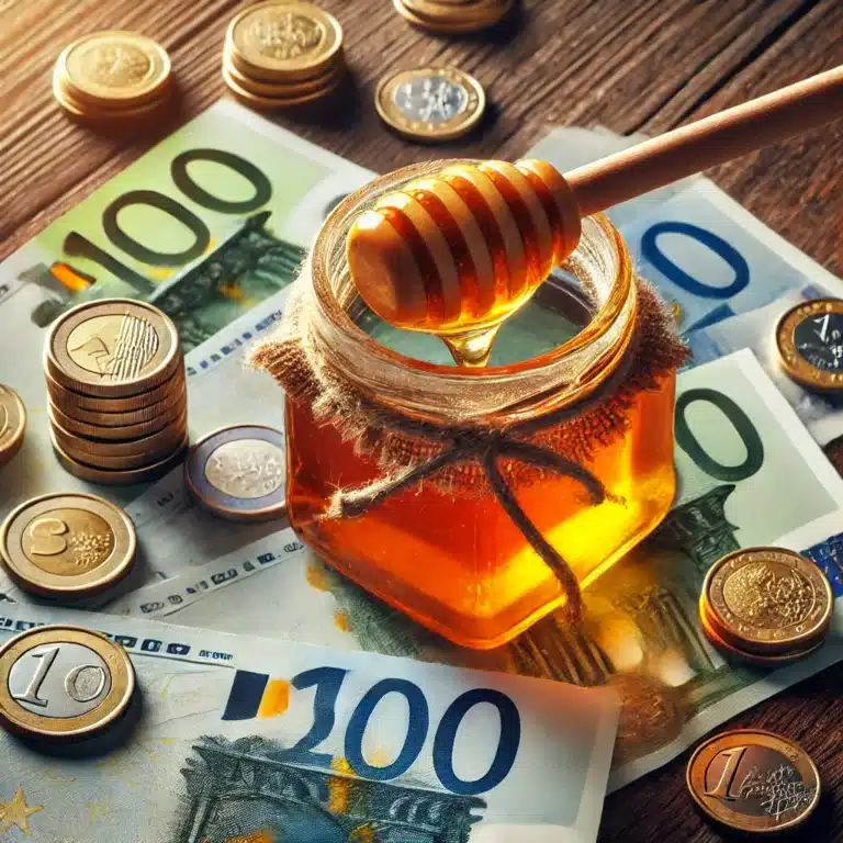 Le prix du miel et du miel bio en France