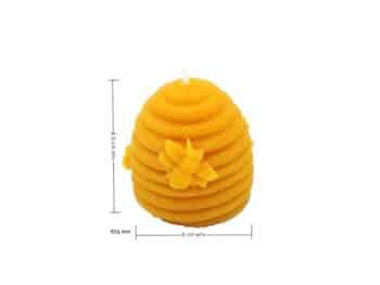 bougie-mini-ruche-cotes dimensions bougie de cire mini-ruche