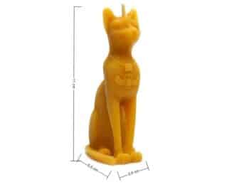 dimensions bougie de cire chat
