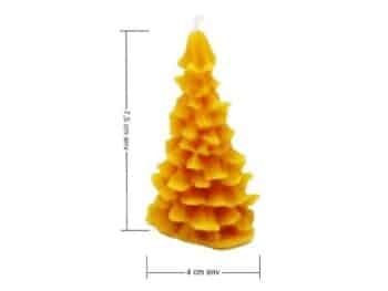 bougie-cire-noel-dim (3) dimensions bougie cire abeille sapin de noel