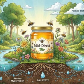L'hydrologie régénérative au service de l'apiculture biologique.