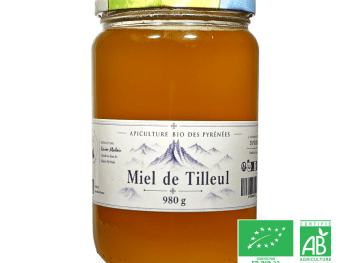 pot de miel bio de Tilleul - 980g